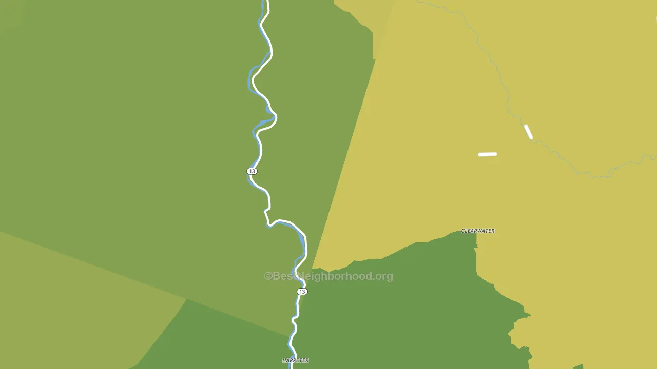 83552, ID block-group voter-turnout map