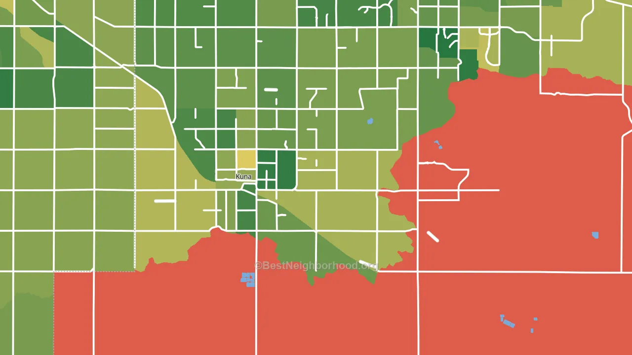 83634, ID block-group voter-turnout map