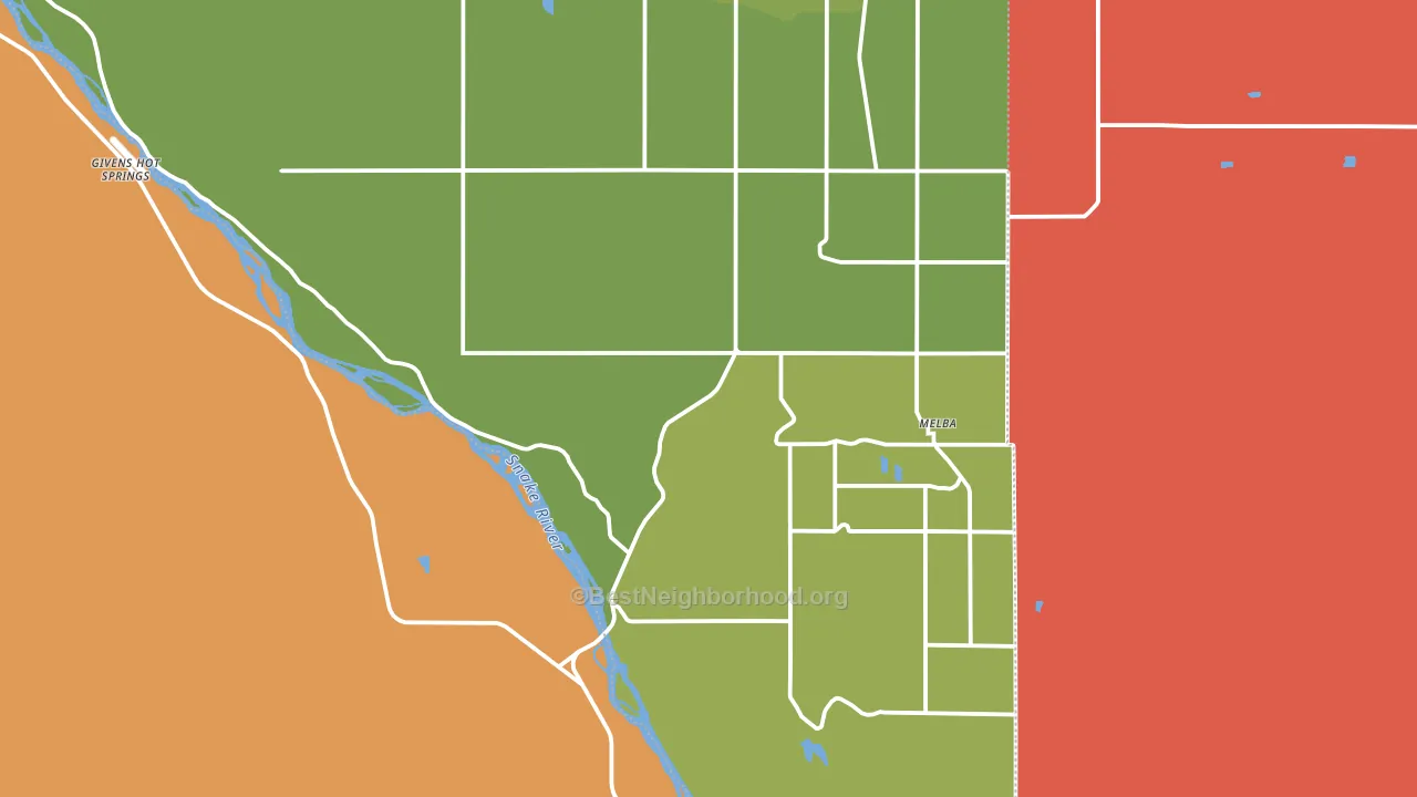 83641, ID block-group voter-turnout map