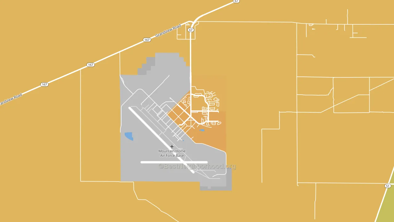 83648, ID block-group voter-turnout map