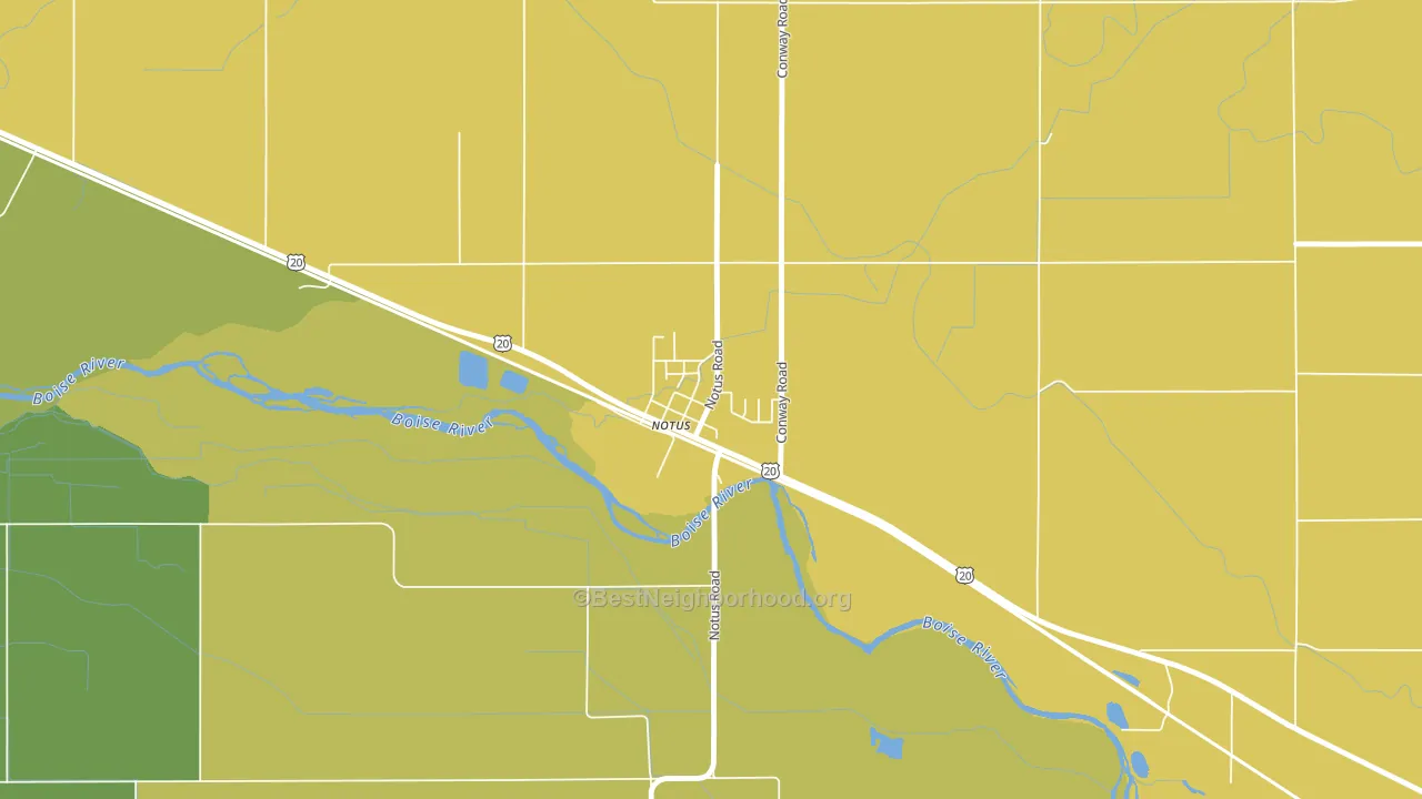 83656, ID block-group voter-turnout map