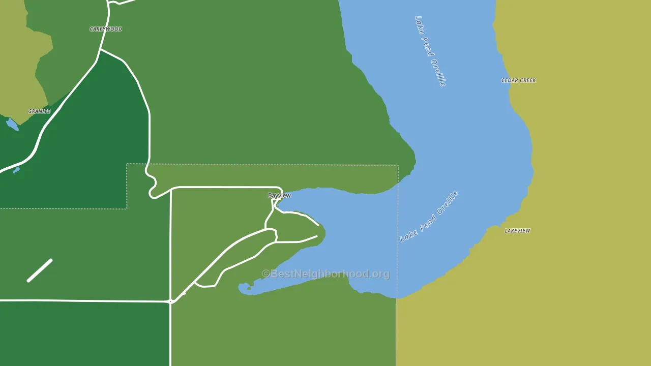 83803, ID block-group voter-turnout map