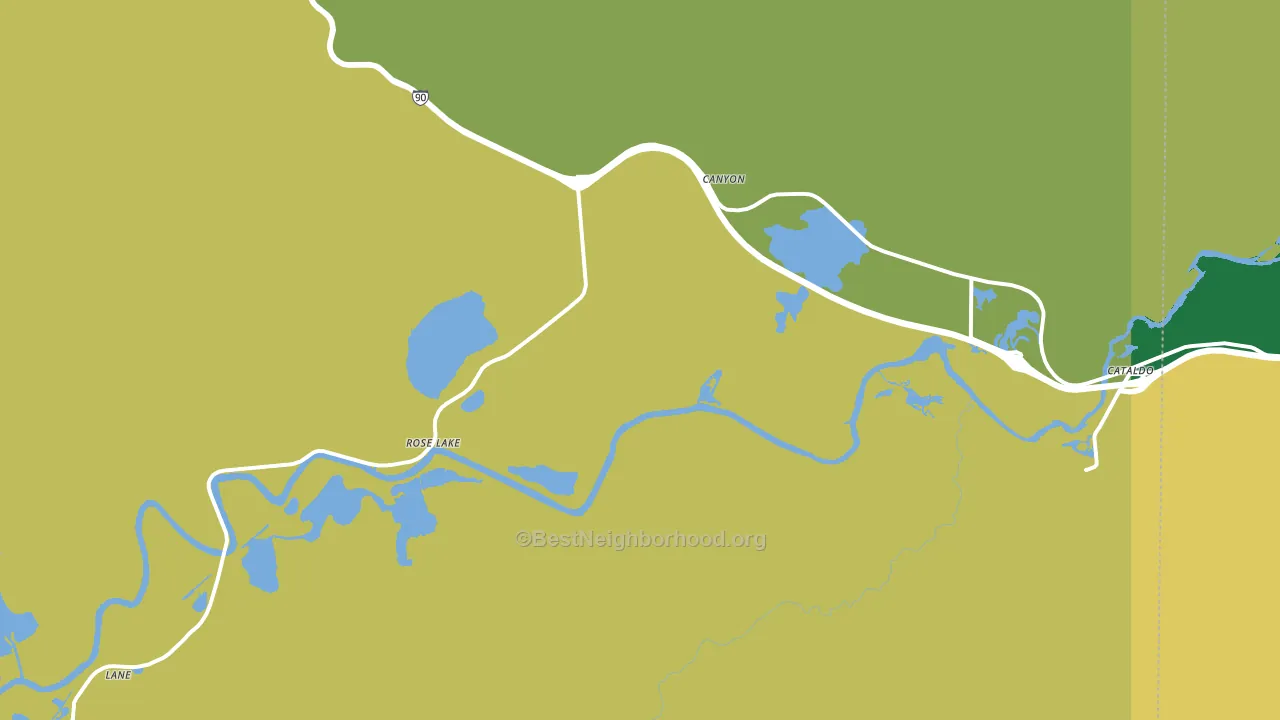83810, ID block-group voter-turnout map