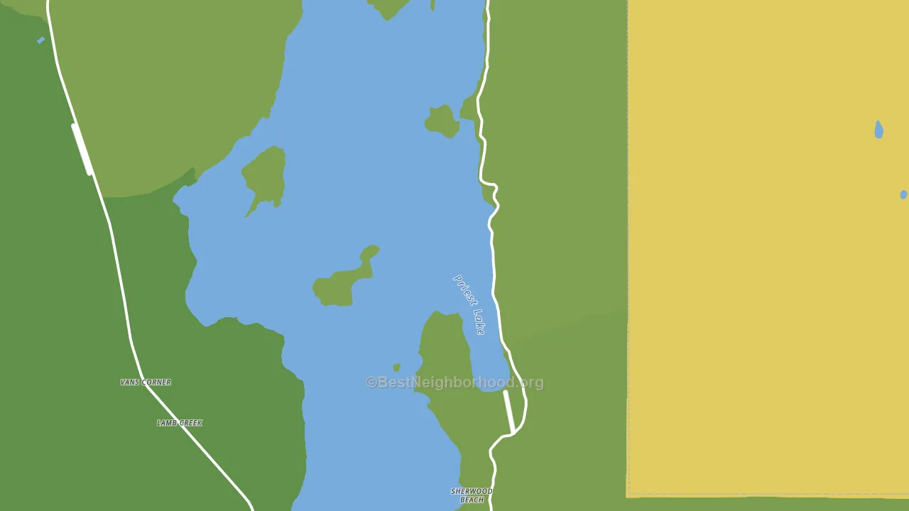 83821, ID block-group voter-turnout map