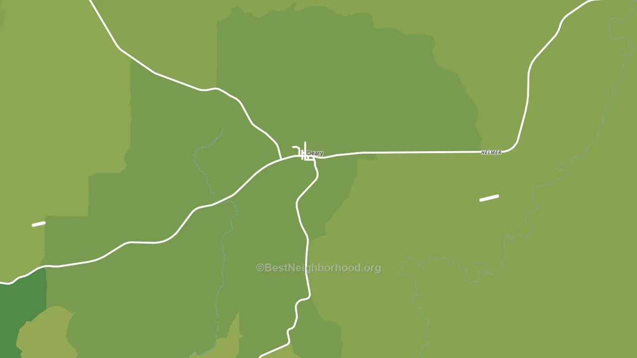 83823, ID block-group voter-turnout map