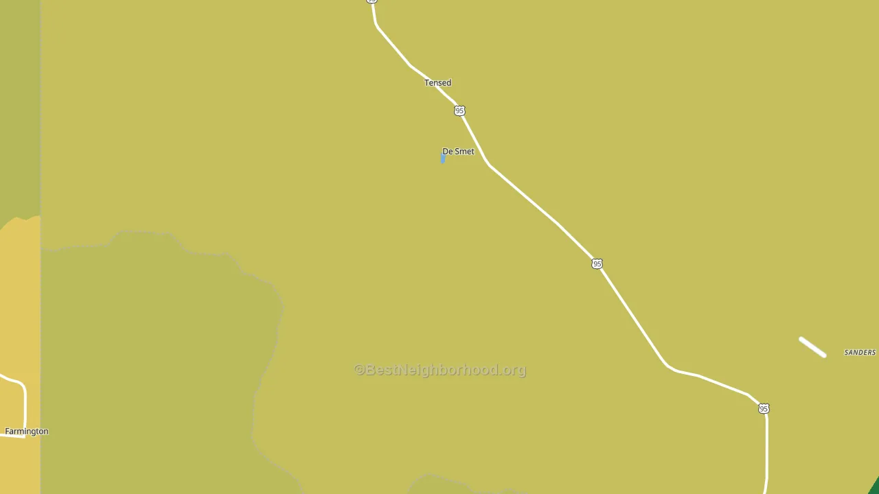 83824, ID block-group voter-turnout map
