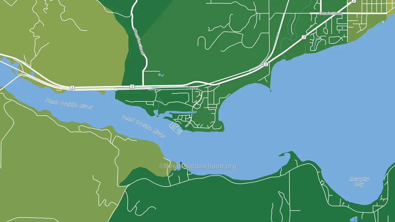 83825, ID block-group voter-turnout map