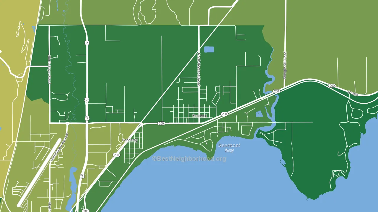 83840, ID block-group voter-turnout map