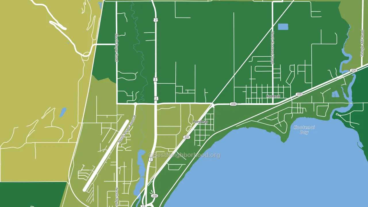 83852, ID block-group voter-turnout map