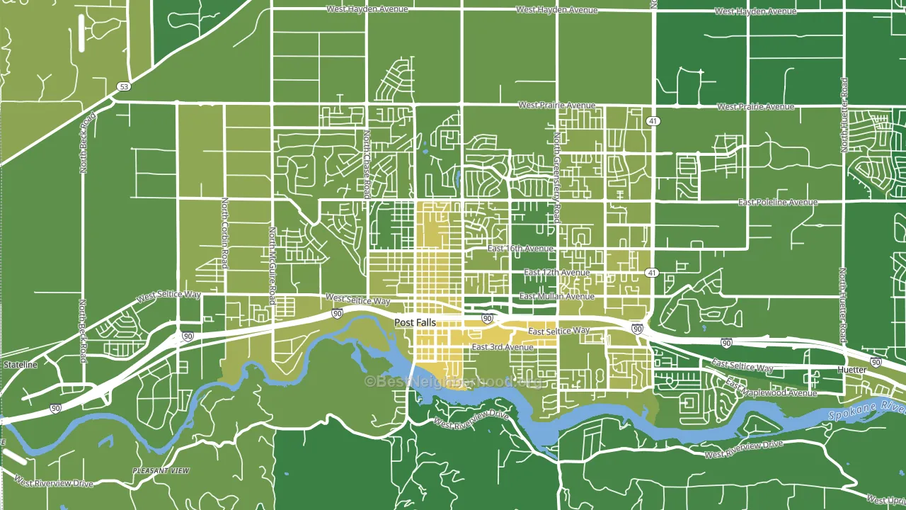 83854, ID block-group voter-turnout map