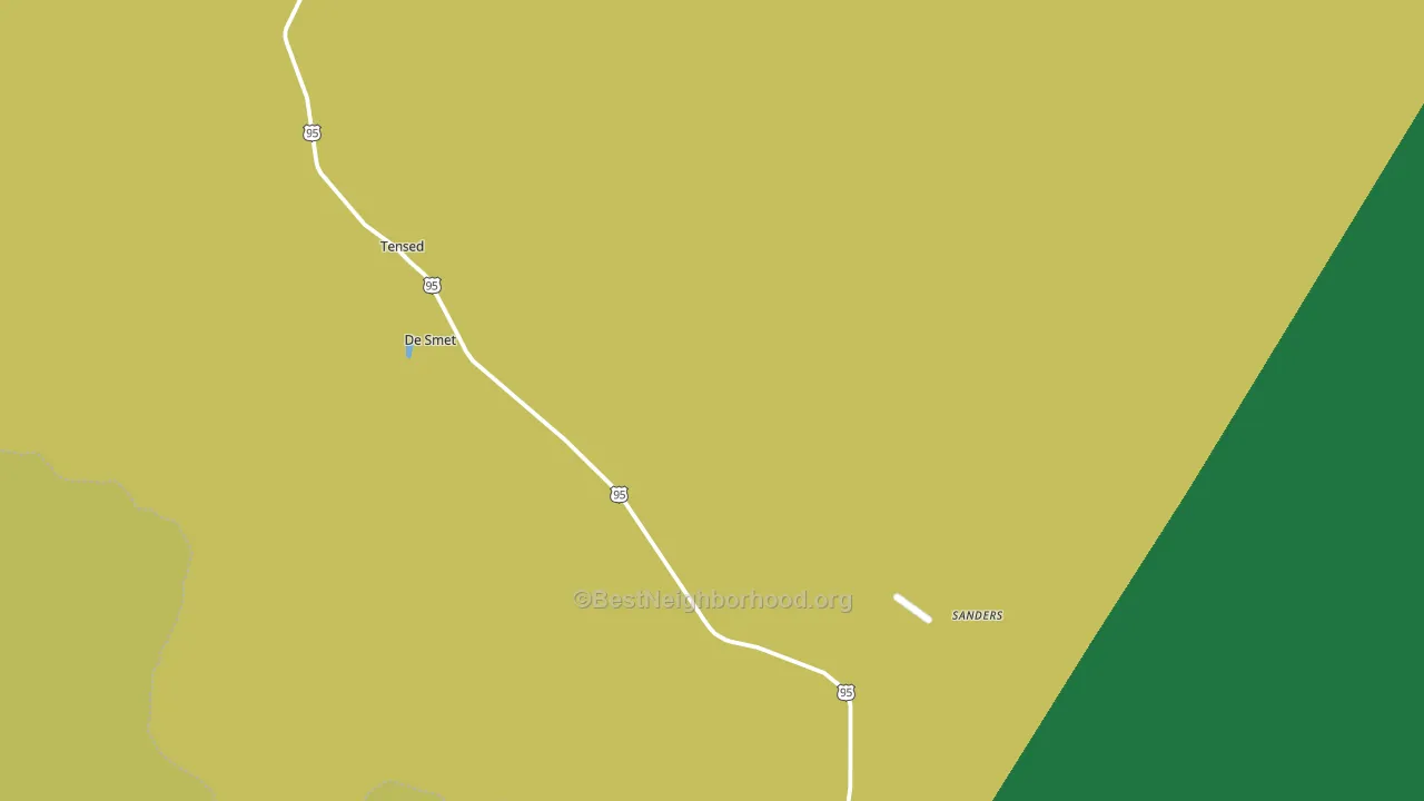 83870, ID block-group voter-turnout map