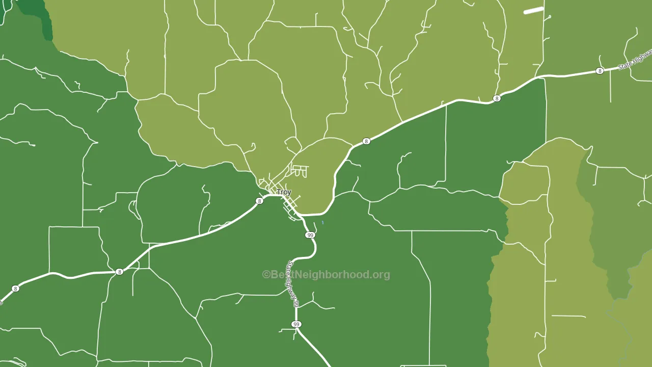 83871, ID block-group voter-turnout map