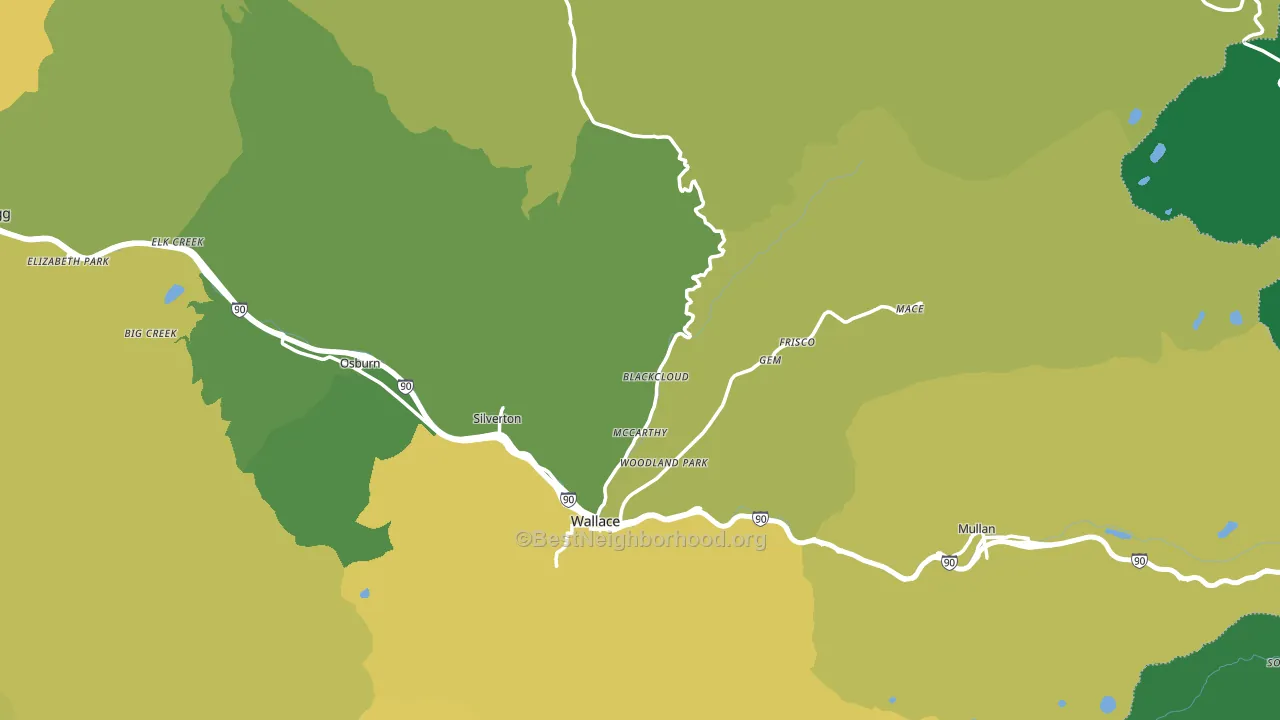 83873, ID block-group voter-turnout map