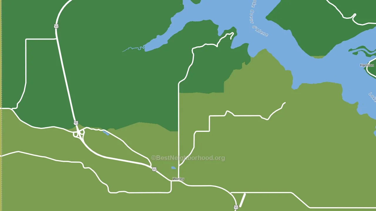 83876, ID block-group voter-turnout map