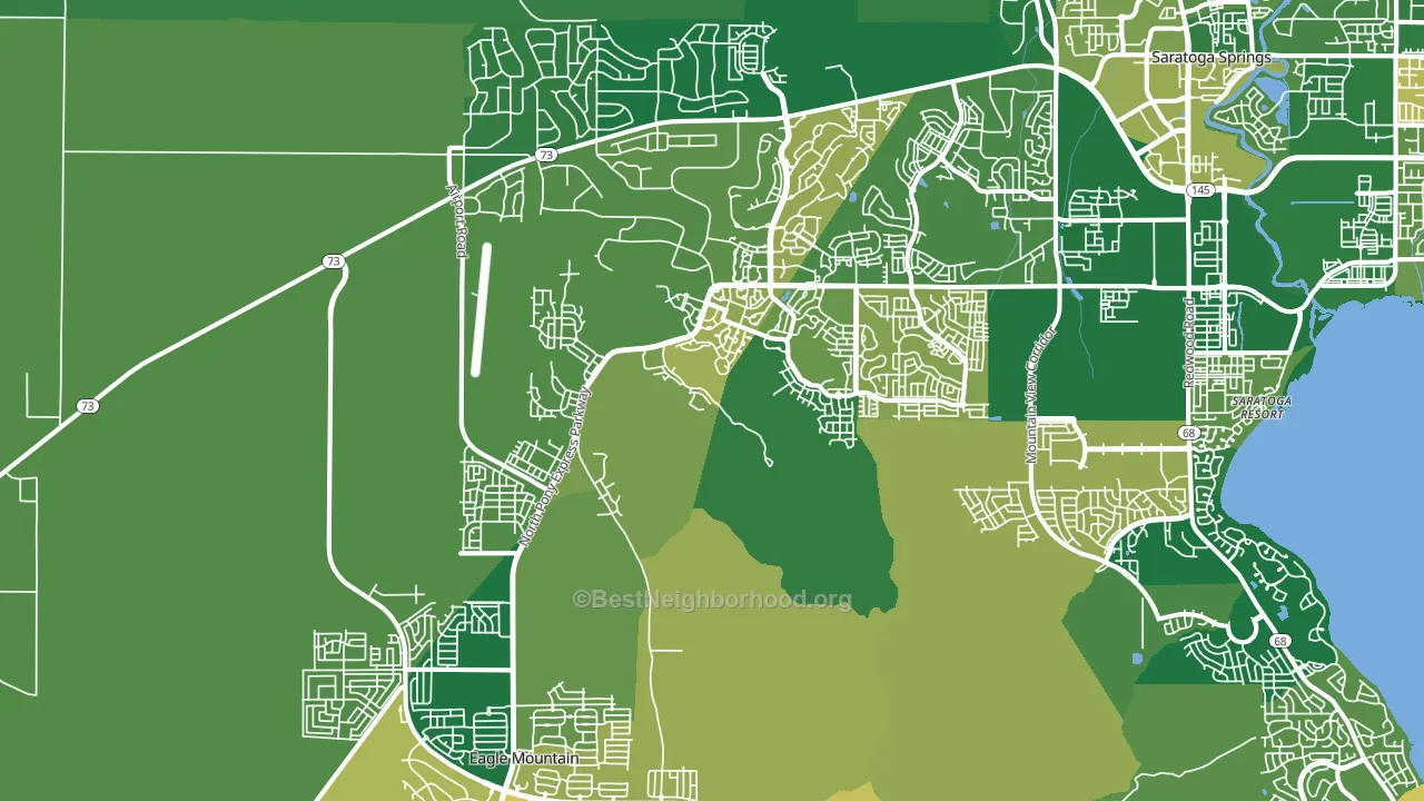 84005, UT block-group voter-turnout map