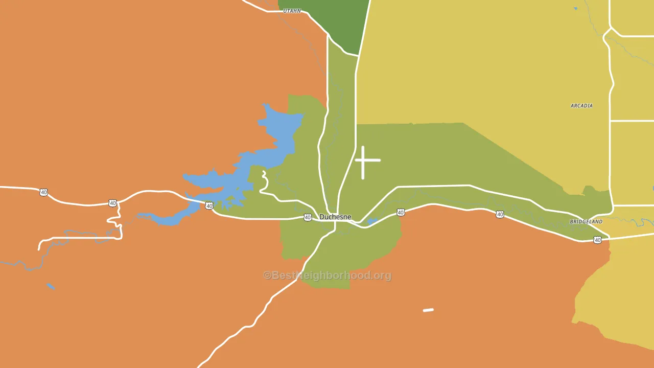 84021, UT block-group voter-turnout map