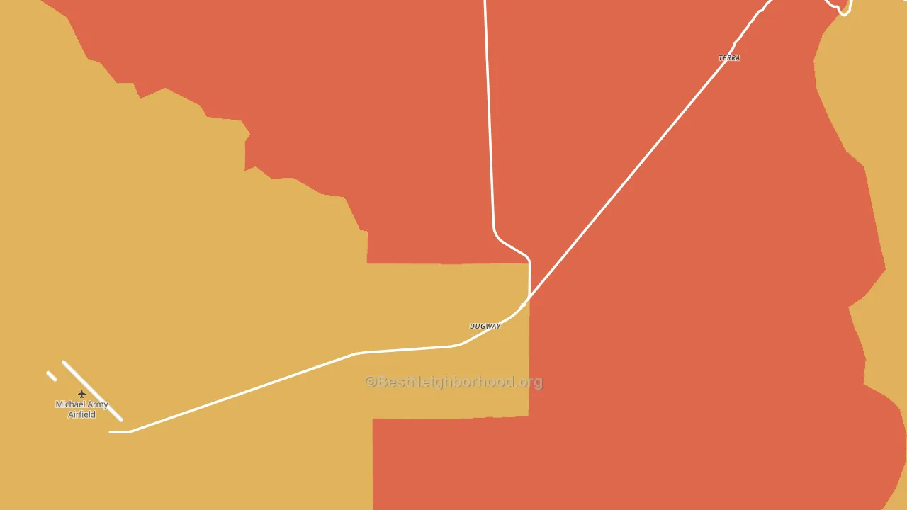 84022, UT block-group voter-turnout map