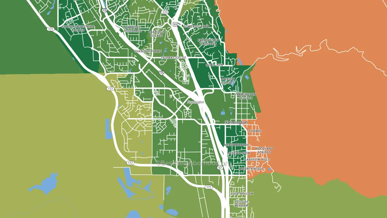 84025, UT block-group voter-turnout map