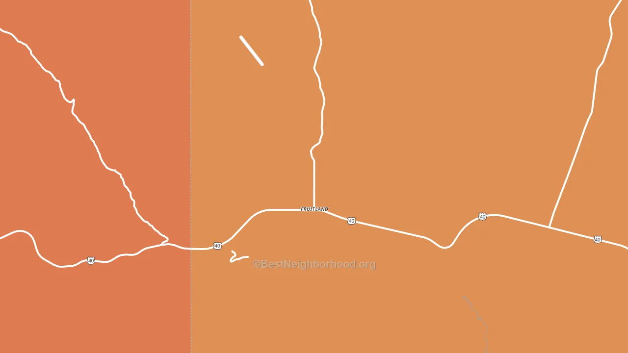 84027, UT block-group voter-turnout map