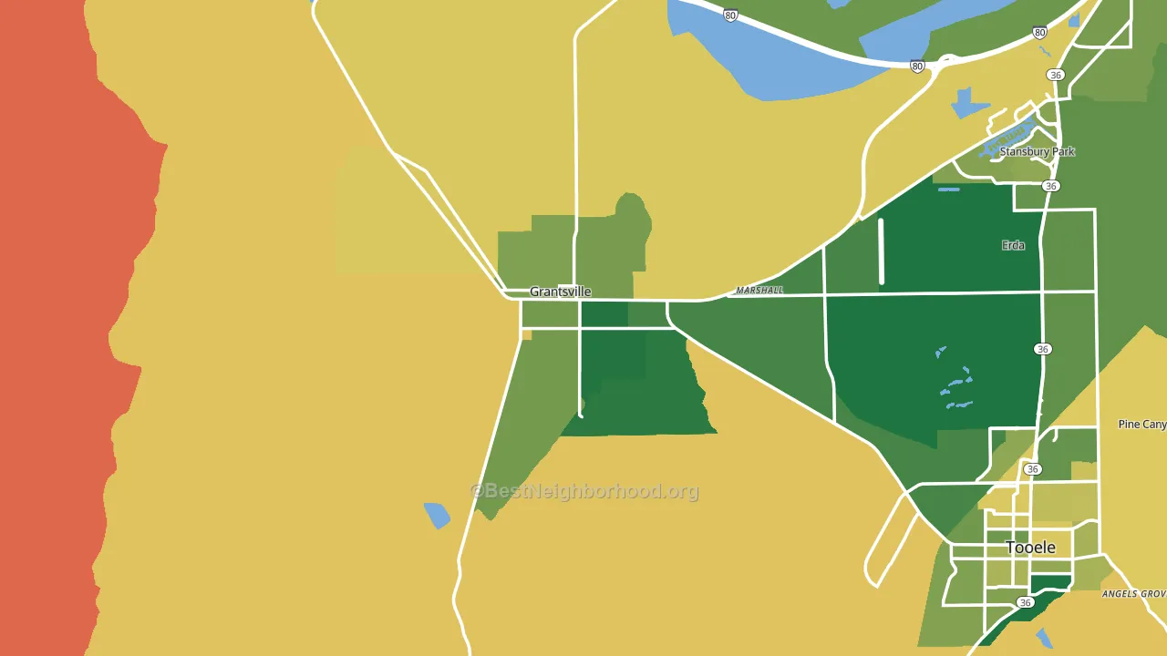 84029, UT block-group voter-turnout map
