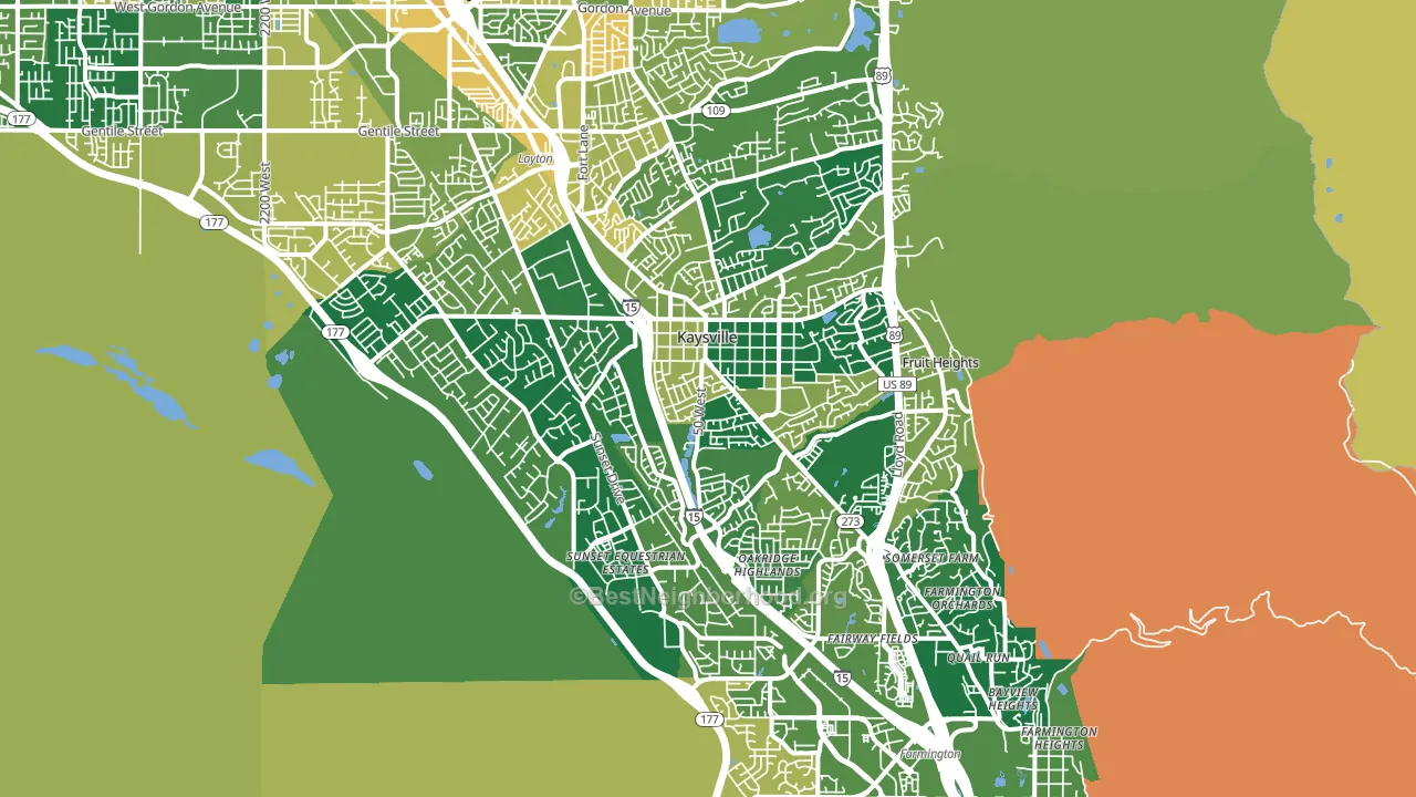 84037, UT block-group voter-turnout map