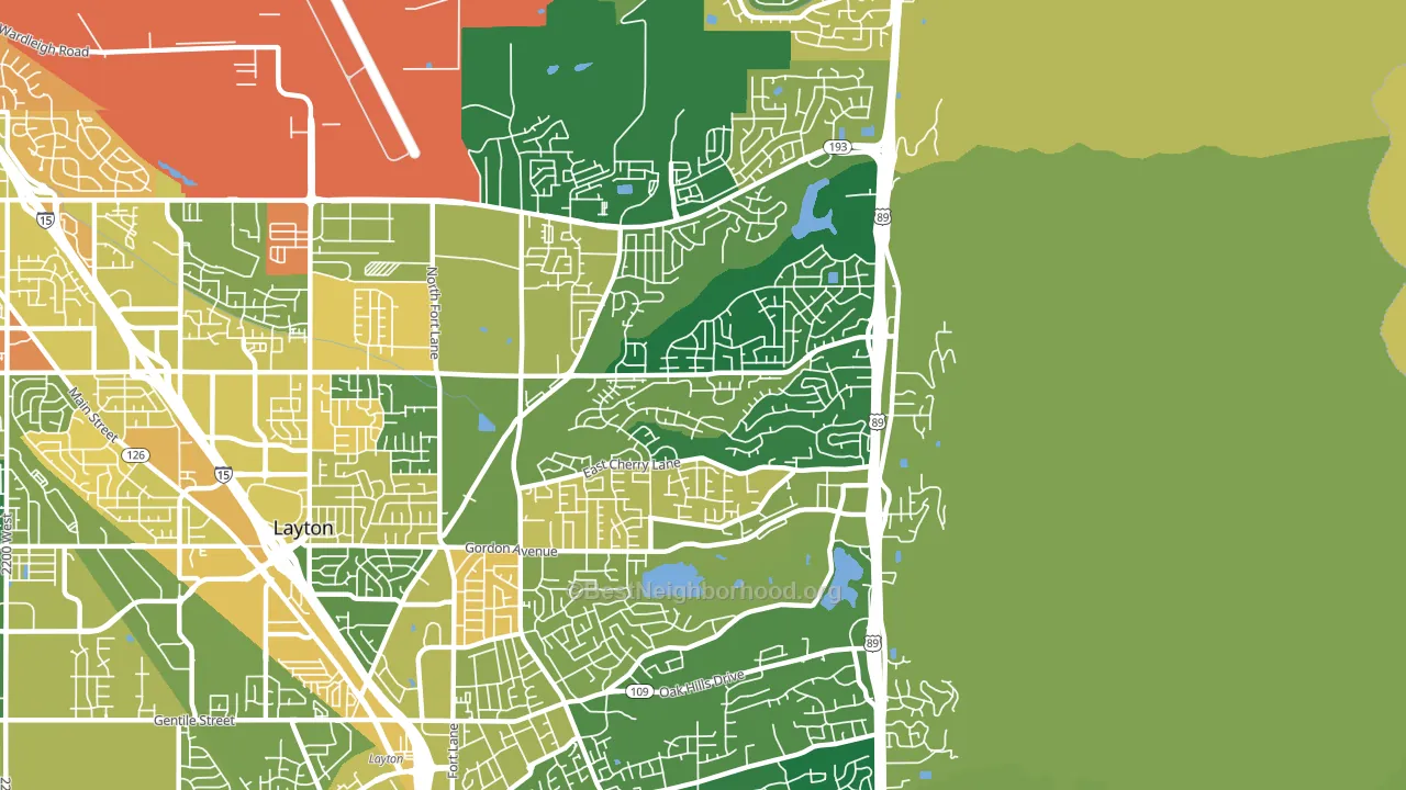 84040, UT block-group voter-turnout map