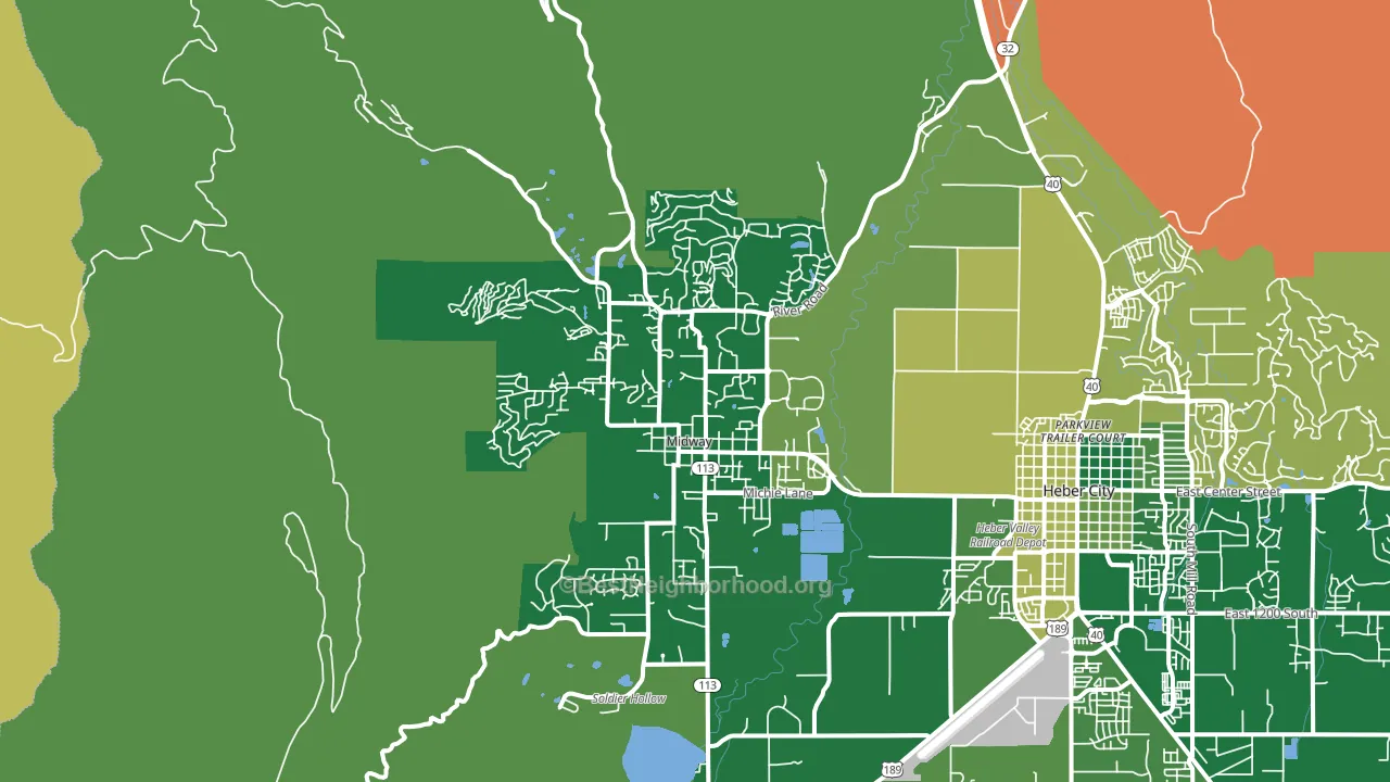84049, UT block-group voter-turnout map