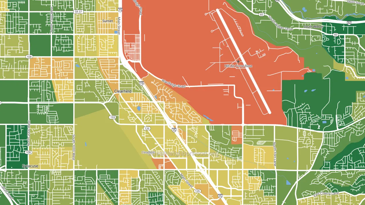 84056, UT block-group voter-turnout map