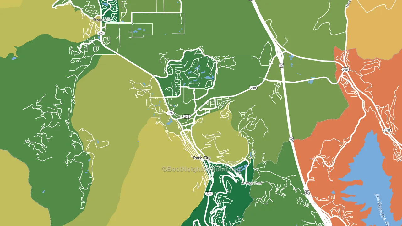 84060, UT block-group voter-turnout map