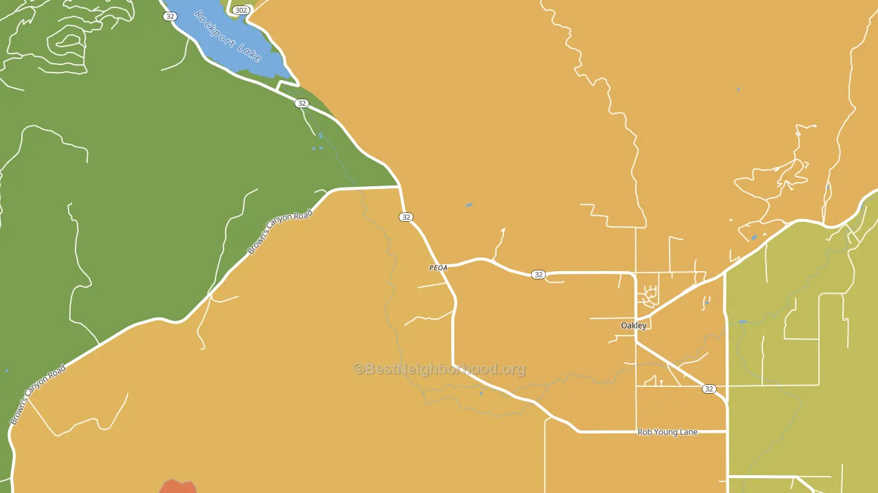 84061, UT block-group voter-turnout map