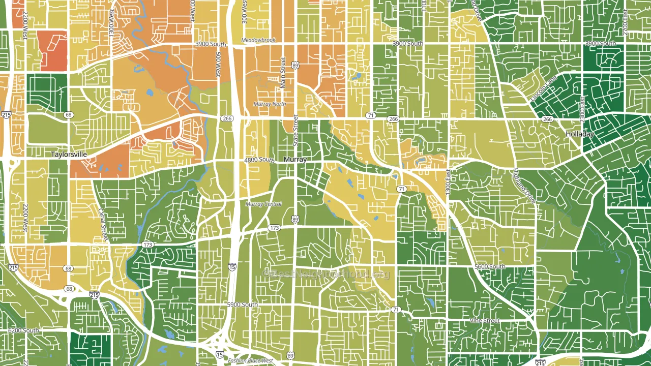 84107, UT block-group voter-turnout map