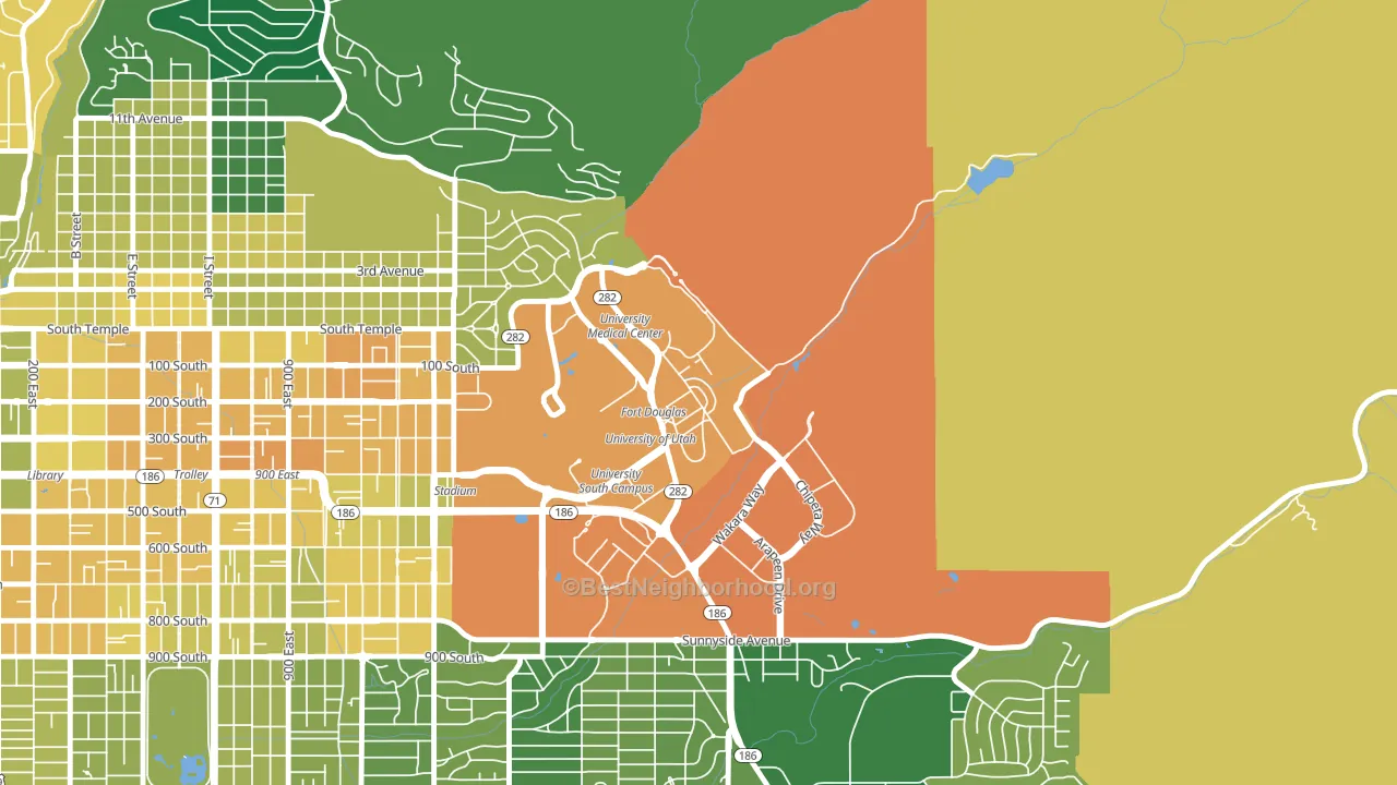 84112, UT block-group voter-turnout map