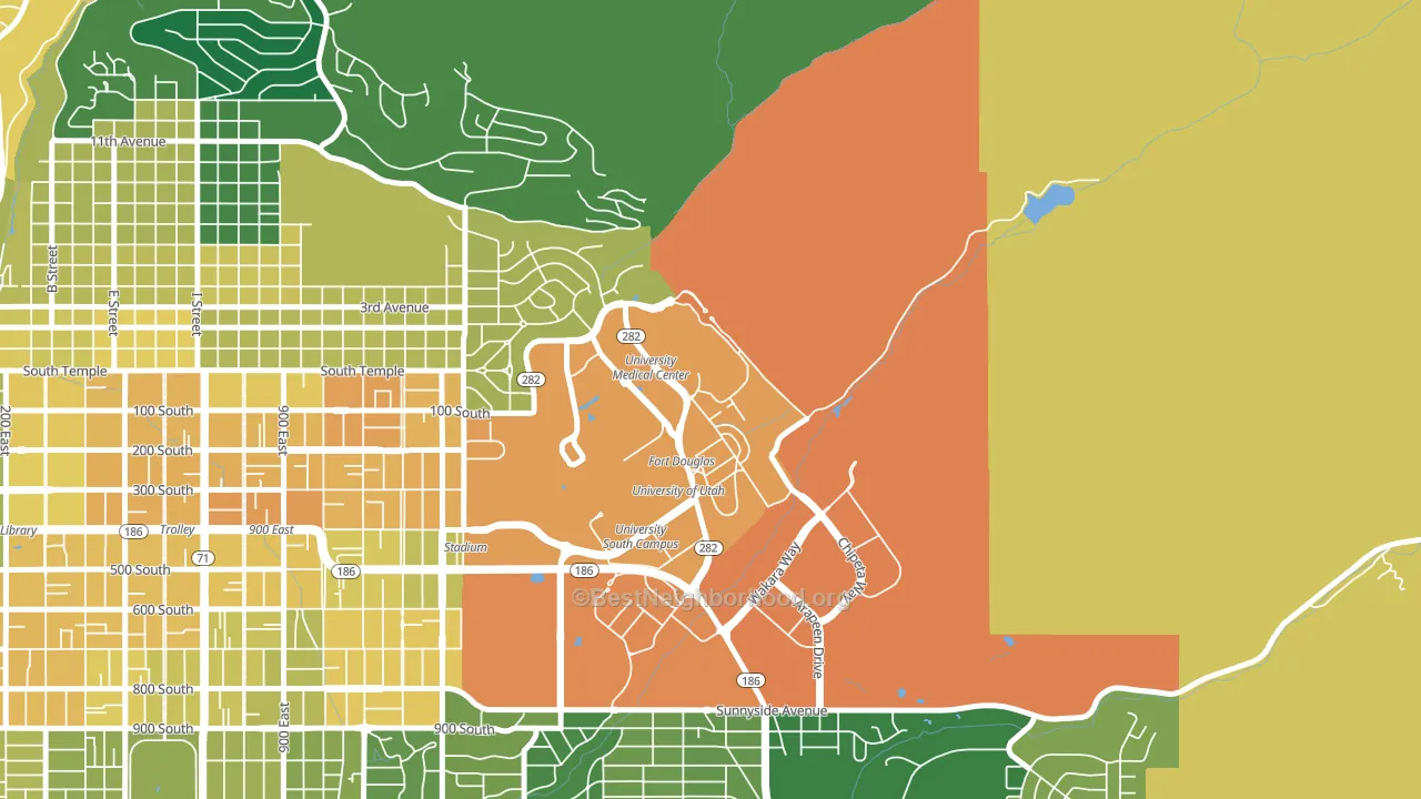 84113, UT block-group voter-turnout map