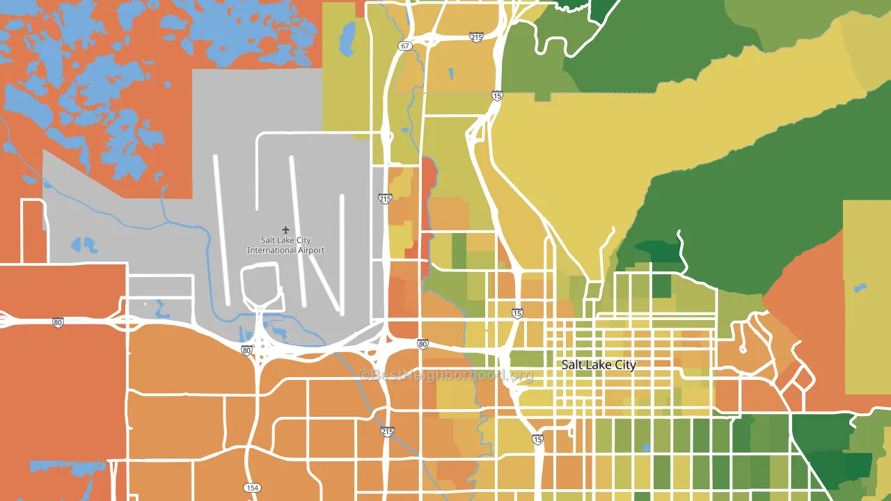 84116, UT block-group voter-turnout map