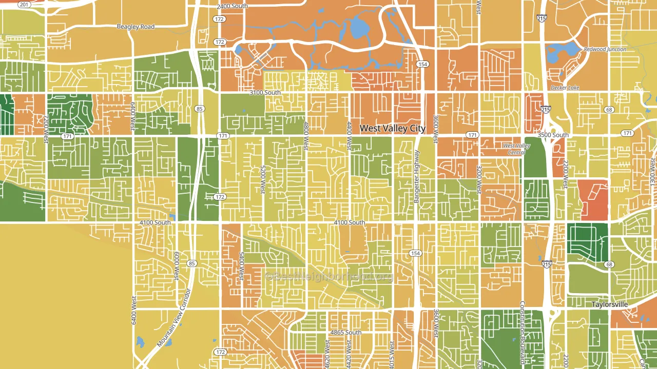 84120, UT block-group voter-turnout map
