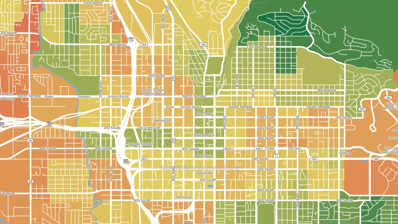 84144, UT block-group voter-turnout map