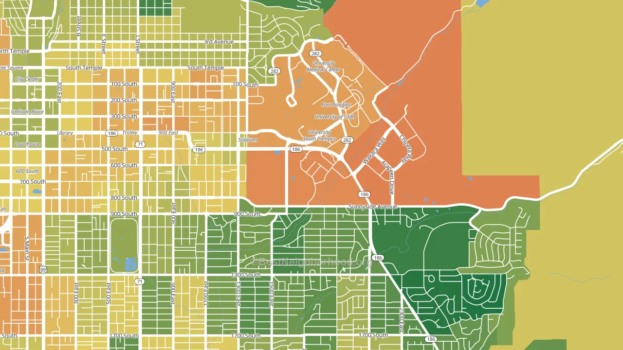 84148, UT block-group voter-turnout map