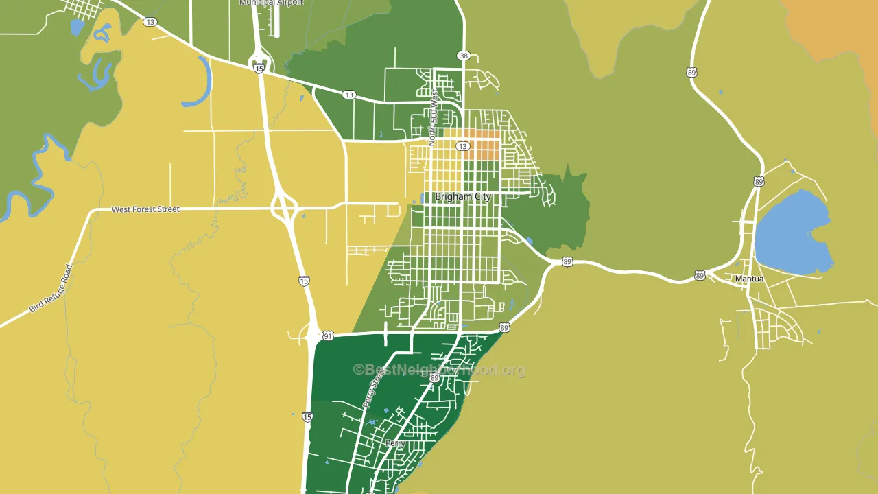 84302, UT block-group voter-turnout map