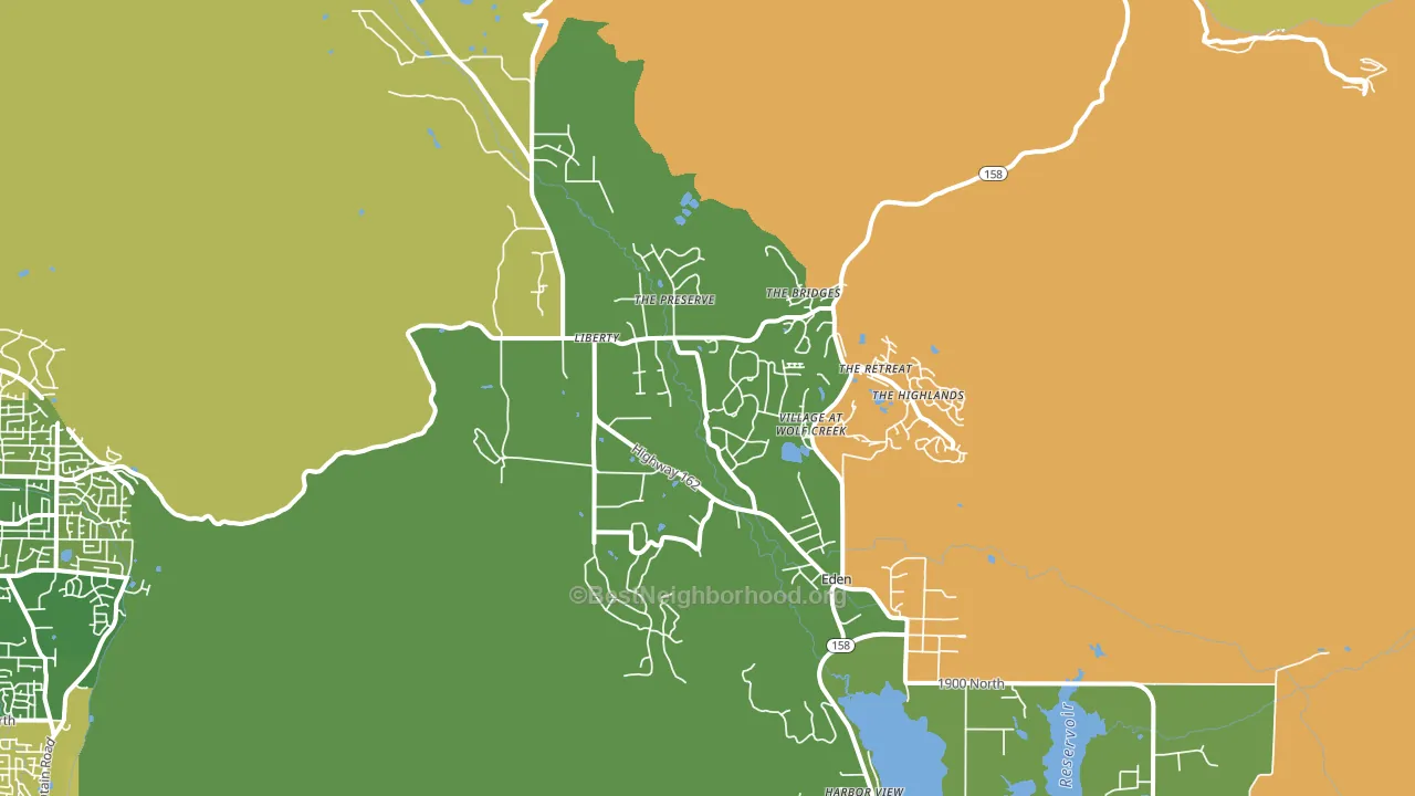 84310, UT block-group voter-turnout map