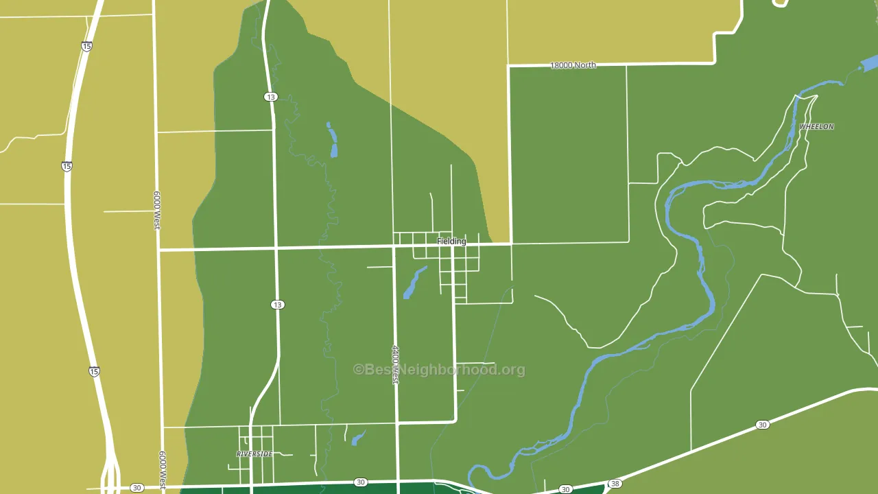 84311, UT block-group voter-turnout map