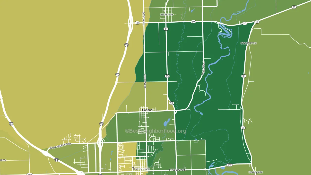 84312, UT block-group voter-turnout map