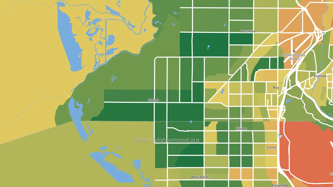 84315, UT block-group voter-turnout map