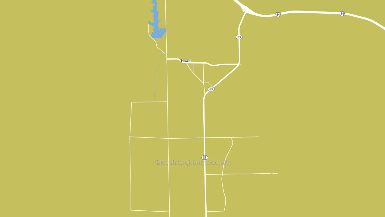 84316, UT block-group voter-turnout map