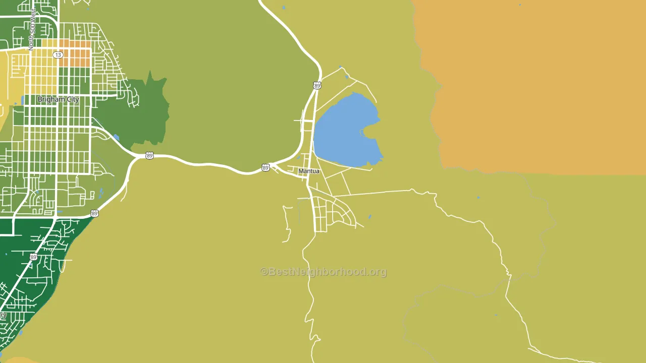 84324, UT block-group voter-turnout map