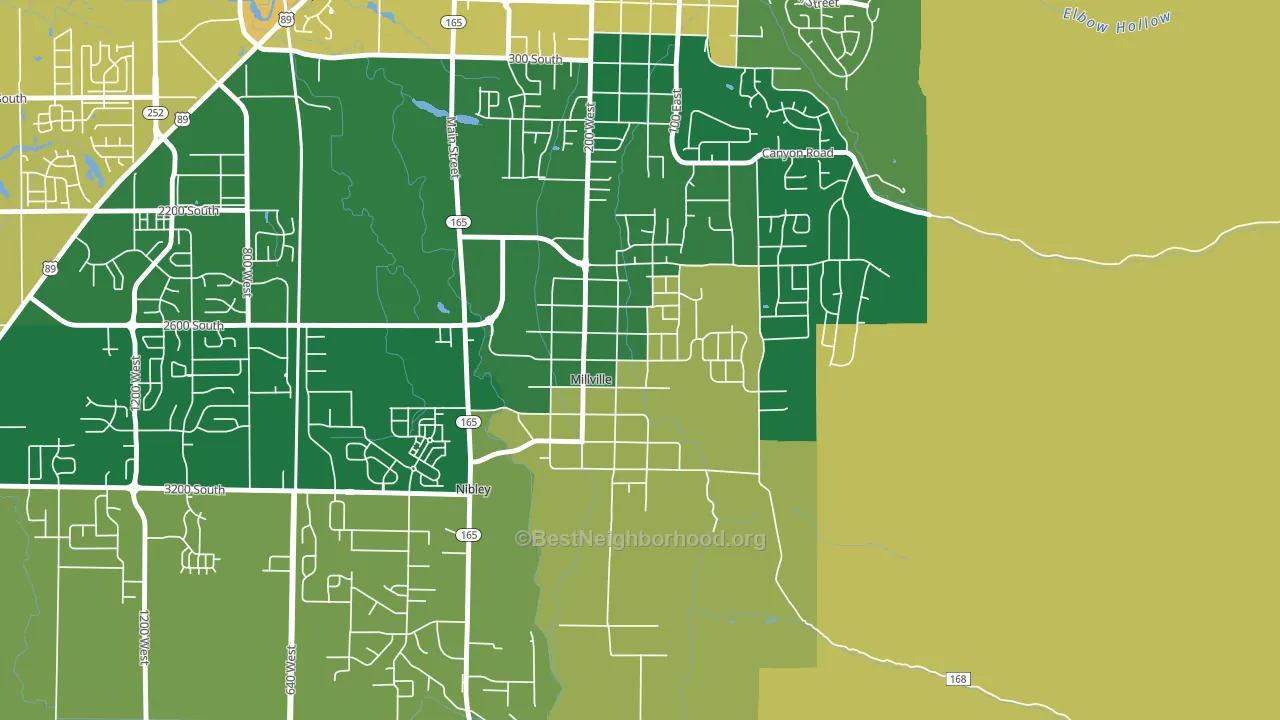 84326, UT block-group voter-turnout map