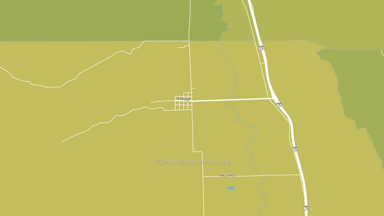 84331, UT block-group voter-turnout map