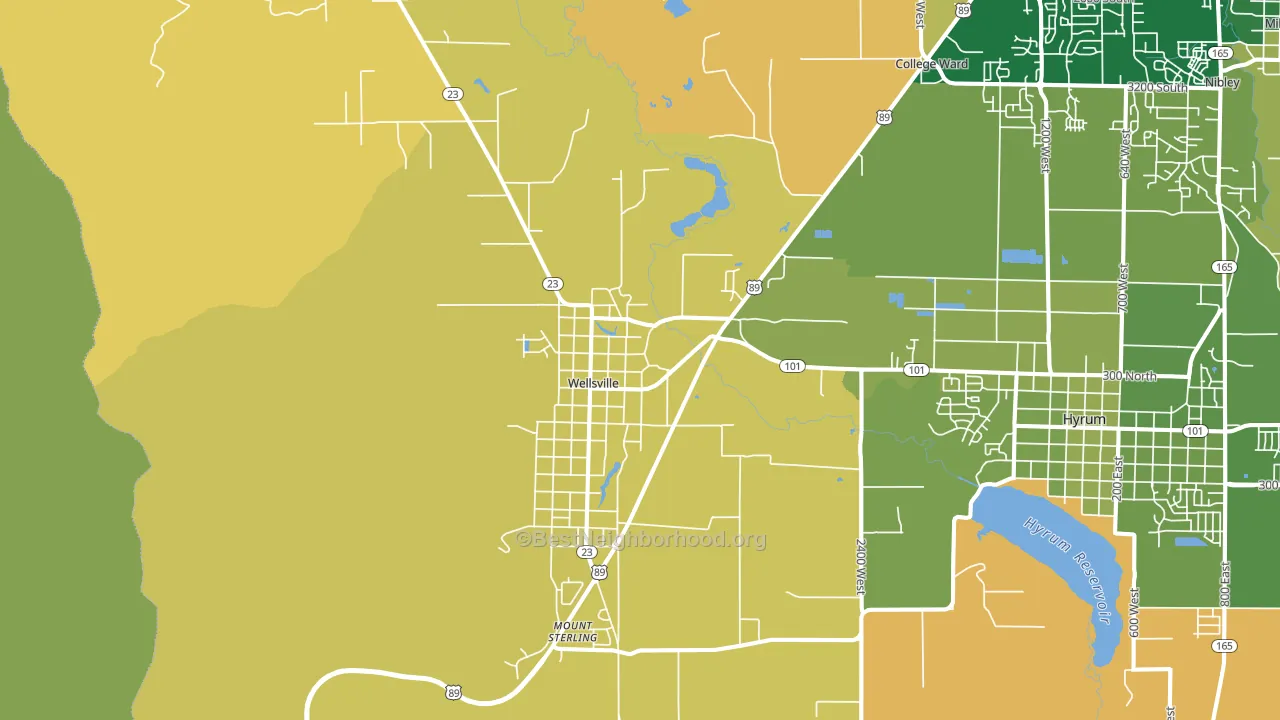 84339, UT block-group voter-turnout map