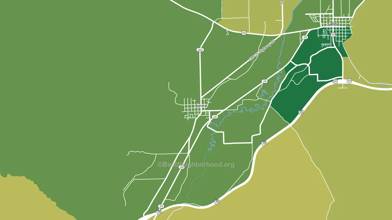 84620, UT block-group voter-turnout map