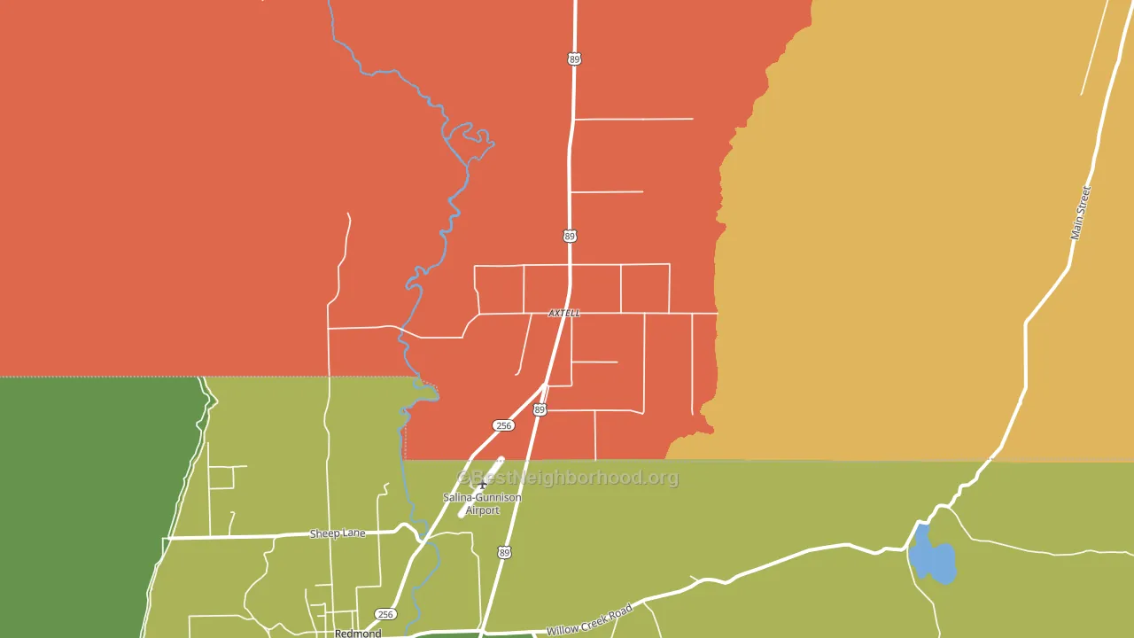 84621, UT block-group voter-turnout map