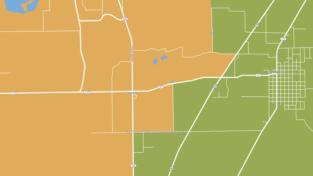 84623, UT block-group voter-turnout map